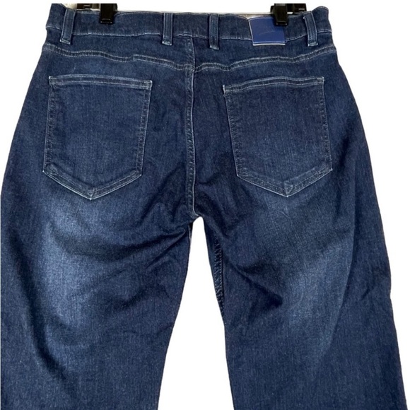 Mugsy Fultons Jeans Men 34x30 (33x28) Dark Wash Stretch Soft Comfort - Picture 10 of 14